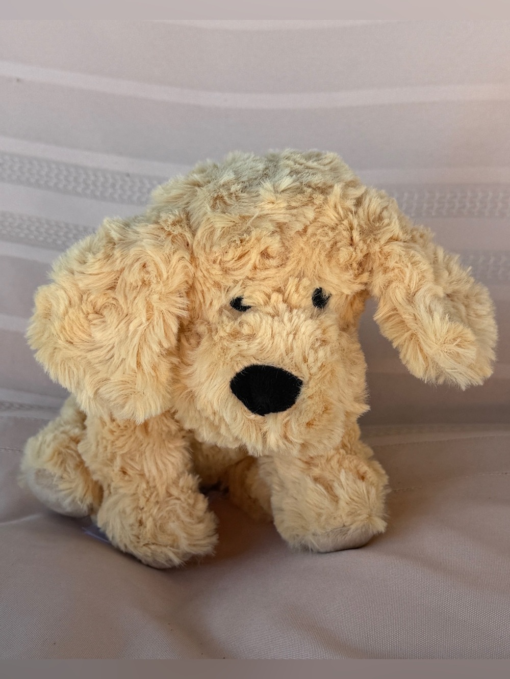 Warmies Cream Plush Golden Dog Weighted Stuffed Animal